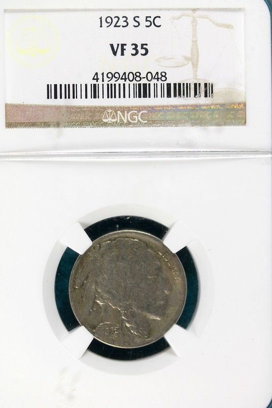 1923-S NGC VF35 Buffalo Nickel!! #B4733