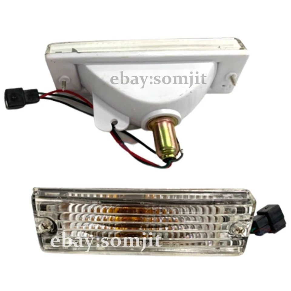 Front Bumper Lamp Signal Light Clear Len For Isuzu Pickup TFR TF Rodeo 1988-1997 - Image 4 of 4