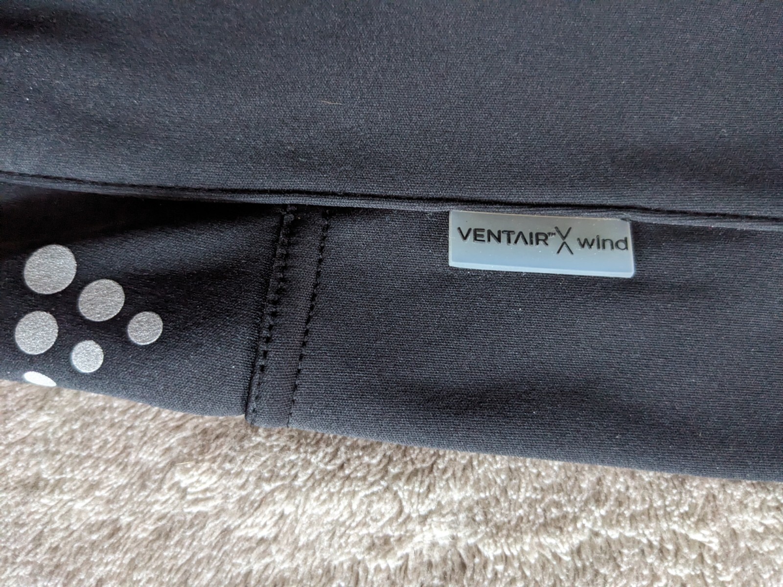 CRAFT VentAir X Fleece Lined Thermal Running Joggers Cycling Mens M