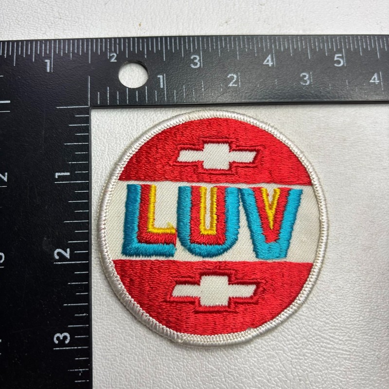 Vintage CHEVY LUV PICKUP CHEVROLET TRUCK Embroidered Patch 67WW