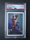 1990-91 NBA HOOPS Art Card Team Checklist Michael Jordan #358 PSA 10