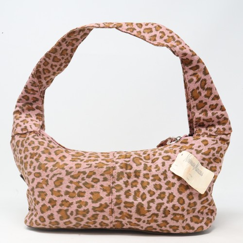 Neiman Marcus Vintage Pink Leopard Print Handbag / New