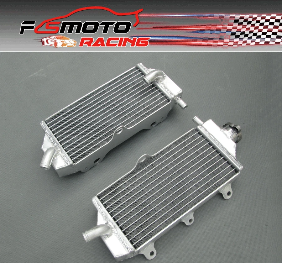 Radiador de aluminio para Kawasaki KX125 KX 125 2003-2008 2004 2005 2006 2007 Foto 3 de 4