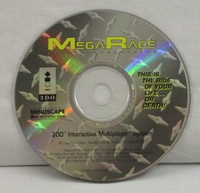 MegaRace 3DO Video Game Disc w/Manual Software Toolworks 1994 Mega Race