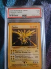 Pokemon Zapdos Base Set 2 Holo Rare #20 PSA 7