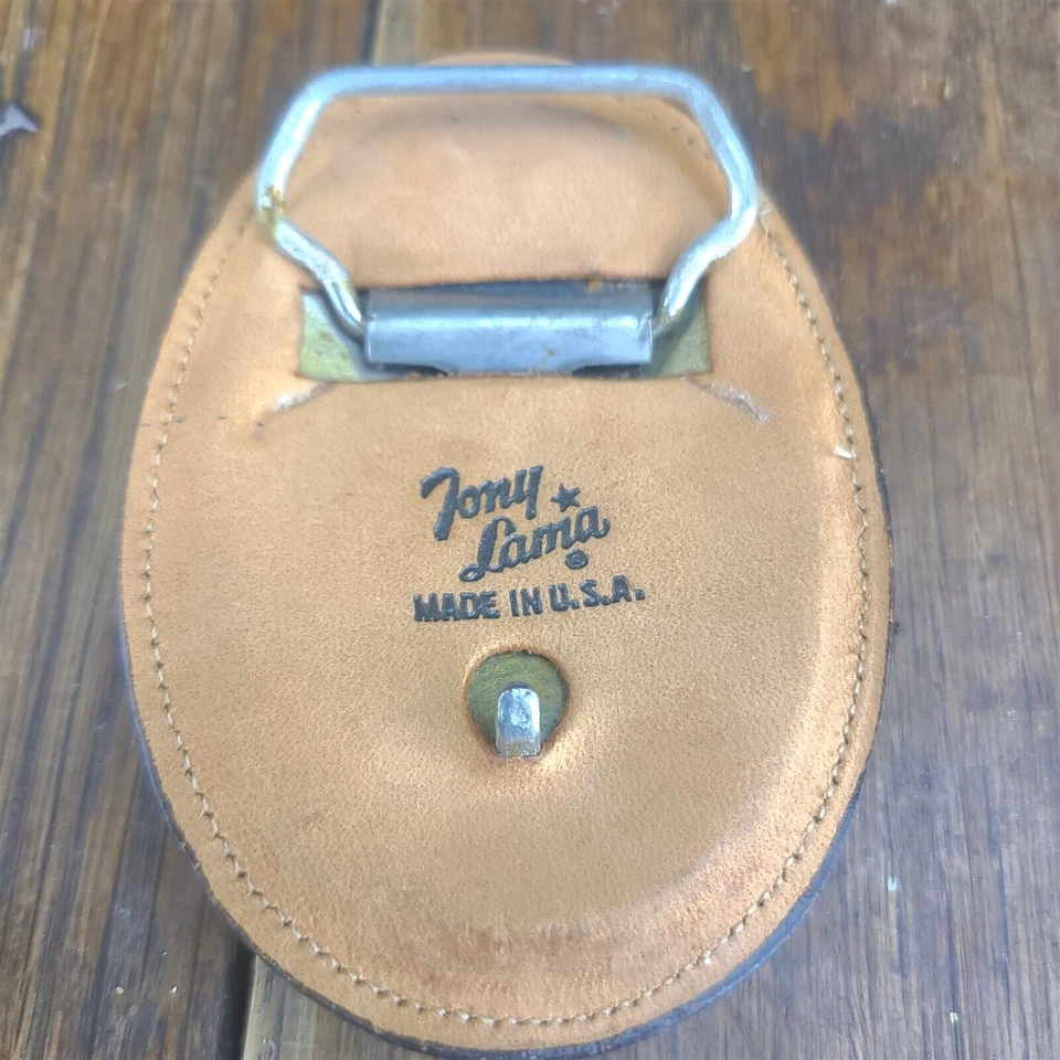 Bailarines vintage Tony Lama cuero bordado vaquero occidental rodeo hecho en EE. UU. Foto 2 de 4