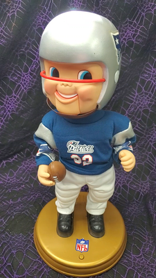 Vintage NE Patriots NFL Gemmy Rockin Randall Dancing Doll Monday