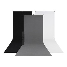 Westcott X Drop 3 Pack Sweep Backdrop Kit 5 x 12 ft