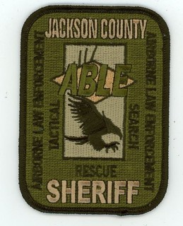 OREGON OR JACKSON COUNTY SHERIFF TACTICAL SEARCH RESCUE SHOULDER PATCH POLICE
