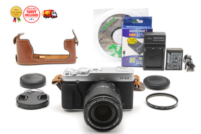 [NEUWERTIG+++]Fujifilm X-E2 Spiegellose Digitalkamera Silber + XF 18-55mm...