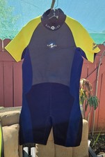 AQUALUNG 3mm Mens Shorty Wetsuit Sz 2XL (6)  ...
