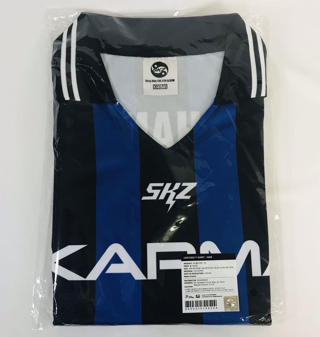 Stray Kids Han Karma Pop Up Official MD Uniform T shirt No