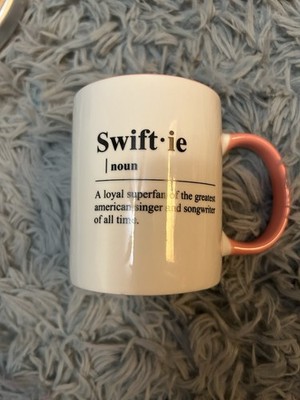 Taylor Swift Coffee Cup White Ceramic Swiftie Merch