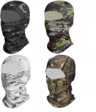 4 Pieces Sun Protection Balaclava Hood Face Cover Full Head Mask Ski Mask for Fi