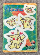 Pikachu #5 Prices | Pokemon Japanese Sealdass Stitch Touch