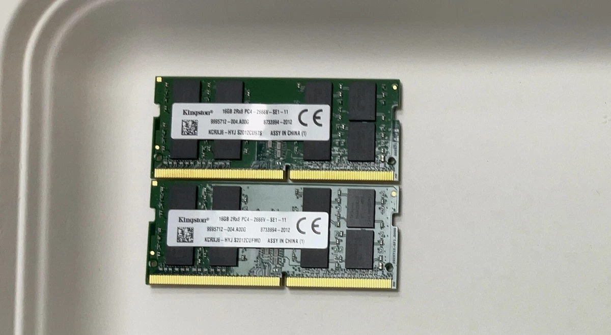 Kingston DDR4 SDRAM 32 GB Total Capacity Memory (RAM) for sale | eBay