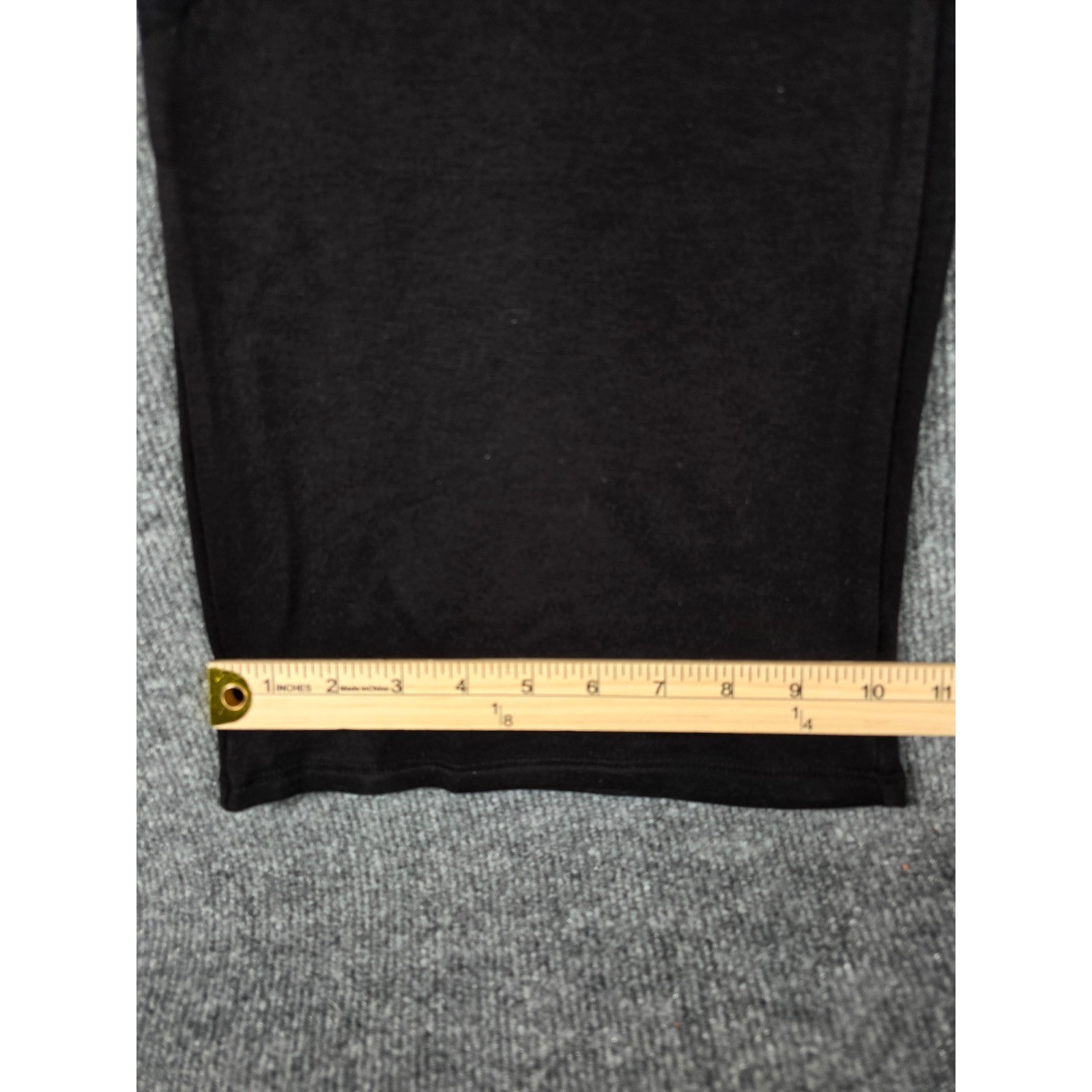 Joan Vass Rayon Blend New York Black Wide Leg Lounge Pants Women's Size Medium