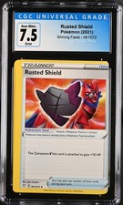 ERROR MISCUT 2021 Shining Fates #061/072 Rusted Shield 7.5 CGC 10005317