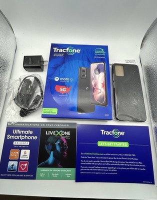 Tracfone Motorola Moto G Power 5G w/ 1 yr service - 1500 mins & 1.5 GB data NEW