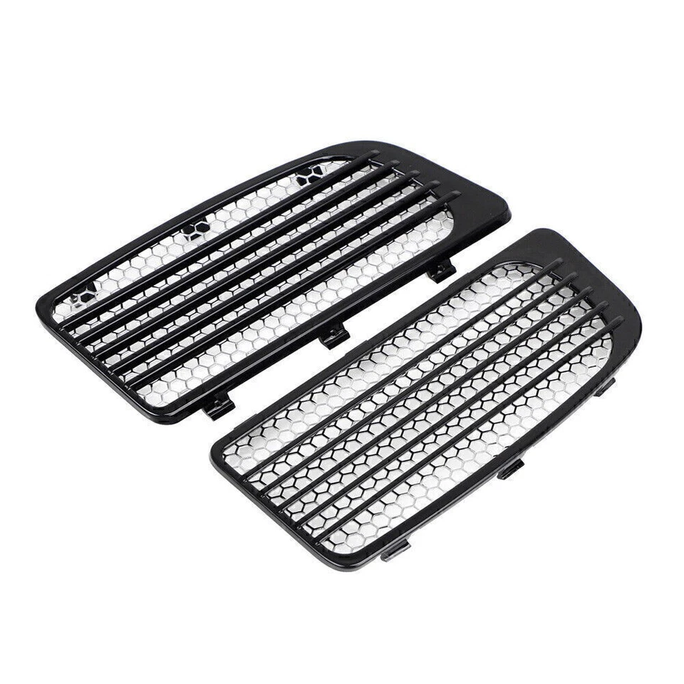 Parrillas y pantallas de radiador negras FLHTKL para Harley Electra Glide Low Ultra Limited Foto 4 de 4