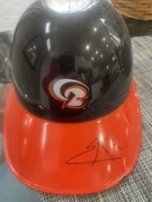 Enrique Bradfield Jr Baltimore Orioles Rare Signed Bowie Baysox Plastic Helmet￼