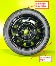 SPARE TIRE 145/70-17 FITS:2026 KIA NIRO