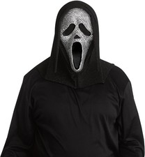 Fun World Unisex Adult Ghost Face One Size Fits Most Adults, Standard, Silver