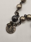 Antique 32.8G Sterling Silver  Rosary c.1890–1920 Very Rare Unique! — photo 7