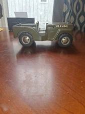 VINTAGE 1960's TONKA GR2-2431 Army Military truck Jeep, pressed steel