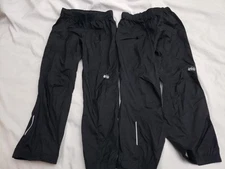 2 -REI Co-op Rainwall Pants Pull On Nylon Waterproof Windproof Kids Medium 10-12