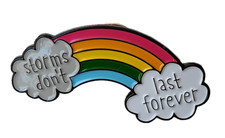 2 X LGBTQ Gay Rainbow Pride Pin Badge Brooch Enamel Lapel Pin Equality Support