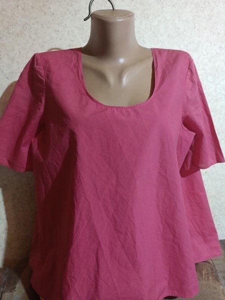 Women Shirt Pink Cotton 40 / L / 48