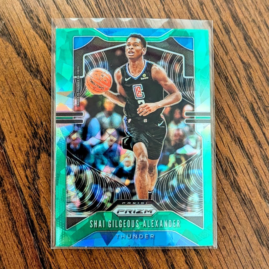 2019-20 Prizm SHAI GILGEOUS-ALEXANDER Green Ice Prizm #122