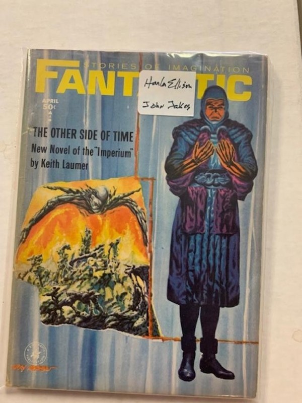 Fantastic, April 1965, science fi pulp digest, John Jakes, Harlan Ellison