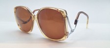 Vintage J R Optical Anita Brown Oval Sunglasses FRAMES ONLY Hong Kong
