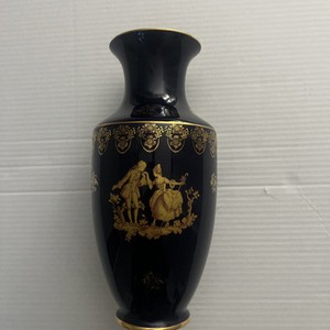 Limoges CASTEL France 22k Gold Vase | eBay