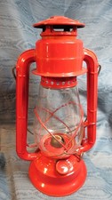 Dietz #20 Junior lantern great condition, red, made in USA embossed glass