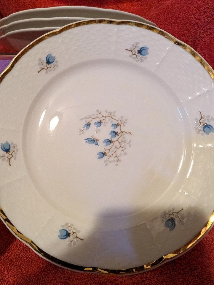 Platos de porcelana fina TK THUN CHECOSLOVAQUIA de Boheme X6 Foto 2 de 4
