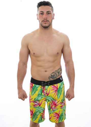 Bermuda/Boardshort REEF Nations - Modèle 00A336RED, Rouge/multicolore - Taille 0 - Neuf Avec étiquettes