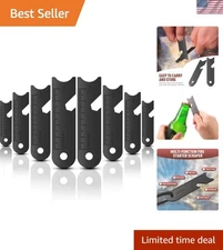 All-Weather Ferrocerium Rod Scraper with Keychain for Emergency Fire Starting