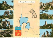 Postkarte - 12 - Montpellier der Ältere - Dolomitenchaos - Multivues - Karte