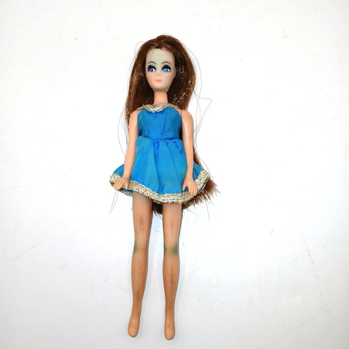 Topper Dawn Longlocks Doll In Original Turquoise Dress Blue Side Glance Eyes
