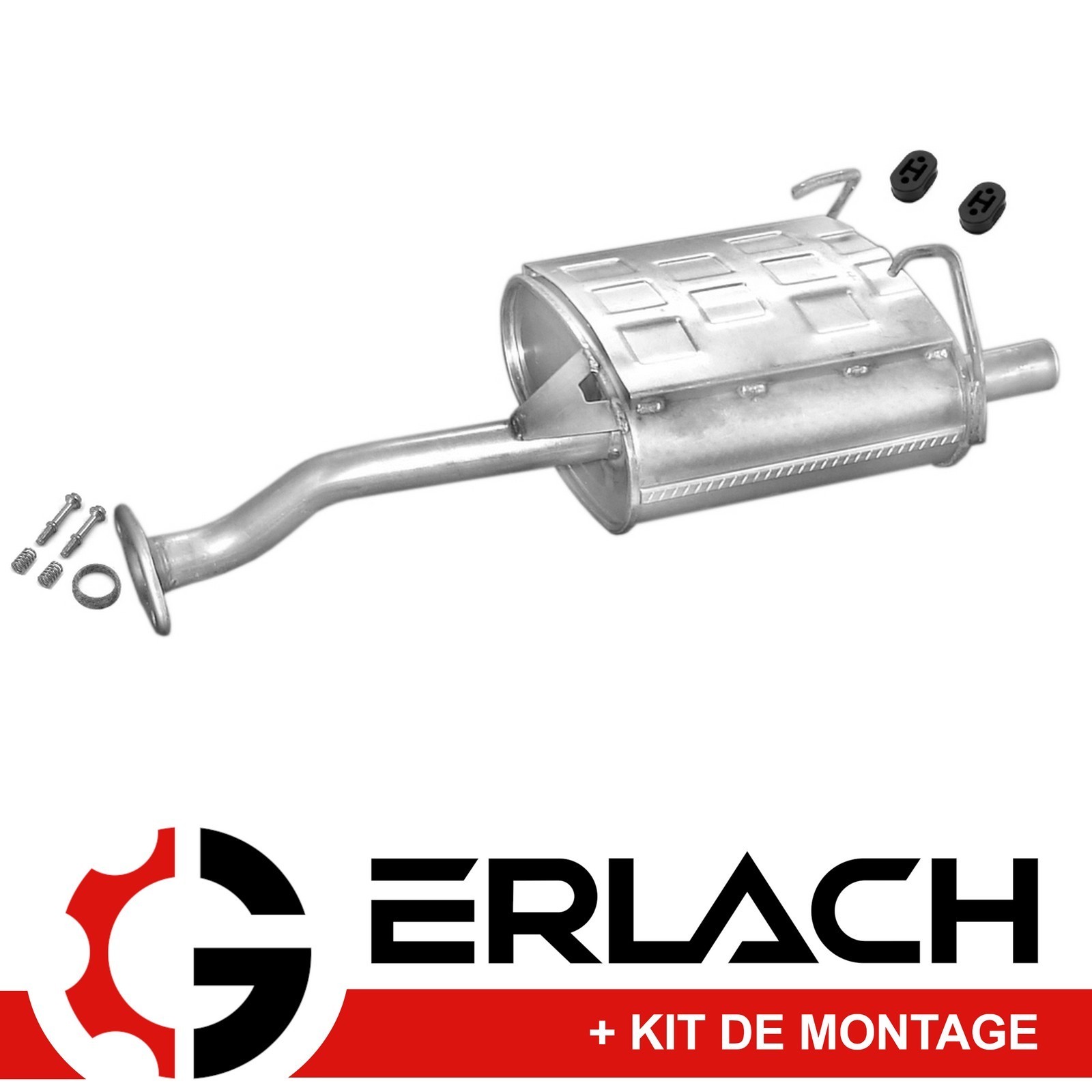 Silencieux arrière Honda Civic V réduisant le bruit moteur pour modèles hayon 1.3 et 1.5 16V