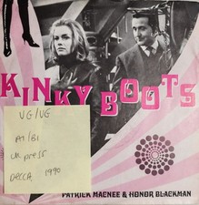 Patrick McNee Honor Blackman Kinky Boots Vinyl Record 7" VG/VG KINKY1 1990
