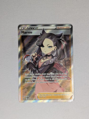 Marnie - 200/202 - Pokemon Sword & Shield Base Set Full Art Rare Card NM