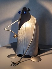 Stubenrauch Berlin Lichtobjekt Edelstahl Maus "Murkel"
