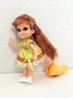 Liddle Kiddles Skediddle Sheila Mattel Doll 1968 w/ Skediddler Pusher Shoes