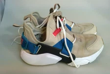 Nike Air Huarache Drift AH6804-006 Beige Blue Men’s Size 7.5 Sneakers