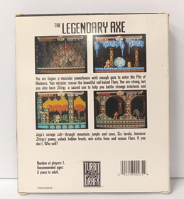 The Legendary Axe (TurboGrafx-16, 1989) - CIB Complete in Box, Free Shipping!