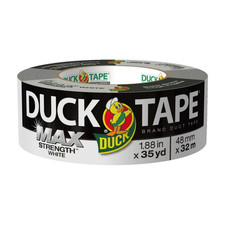 Duck Brand Max Strength Duct Tape: 1.88 in. x 35 yds. White 